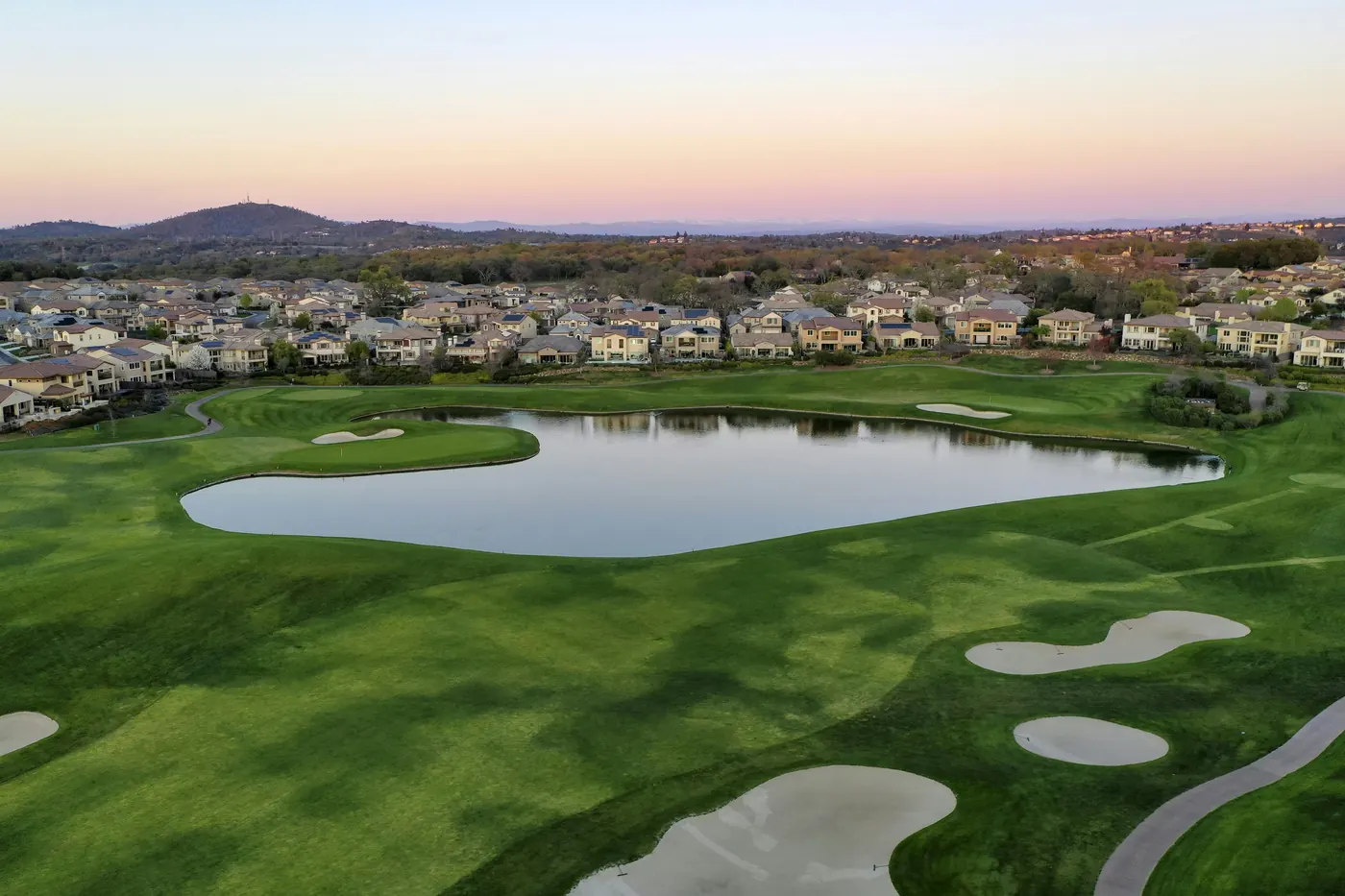 The foothill landscape of El Dorado Hills